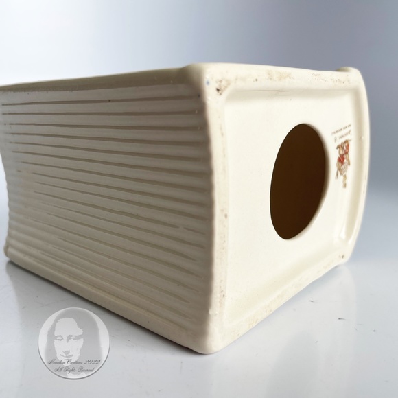 Royal Dalton Bunnykins Savings Bank Porcelain Peter Rabbit Book Vintage 80s - Picture 9 of 15